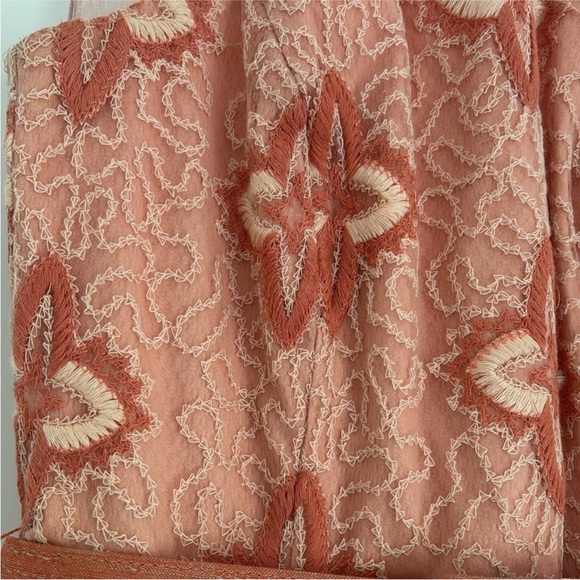 :Price Firm: Anthropologie Eva Franco Peach Blossom Dress - Picture 8 of 13